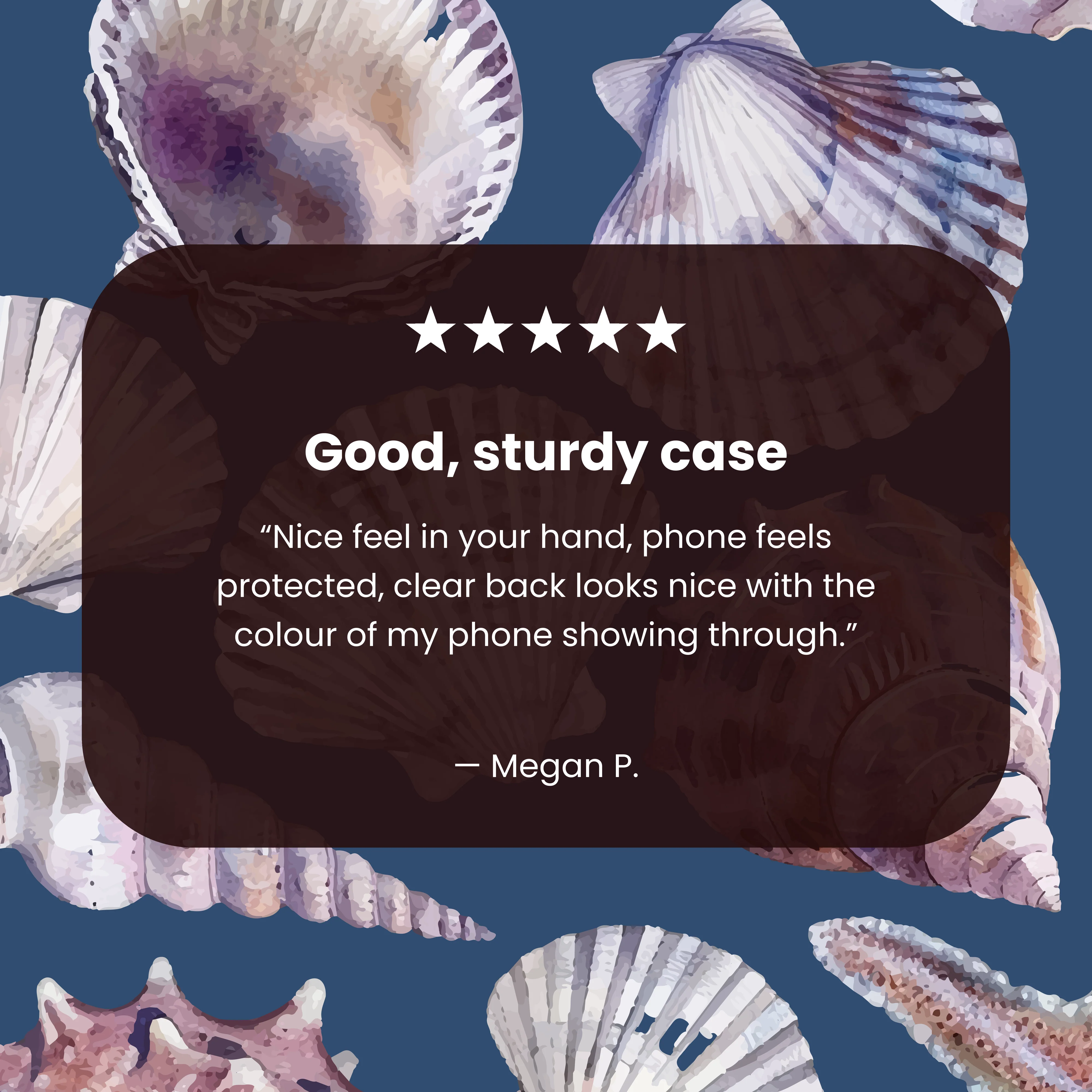 Clear Oceana Whorl iPhone 17 Case With True Blue Ridge (MagSafe included) - Image 7