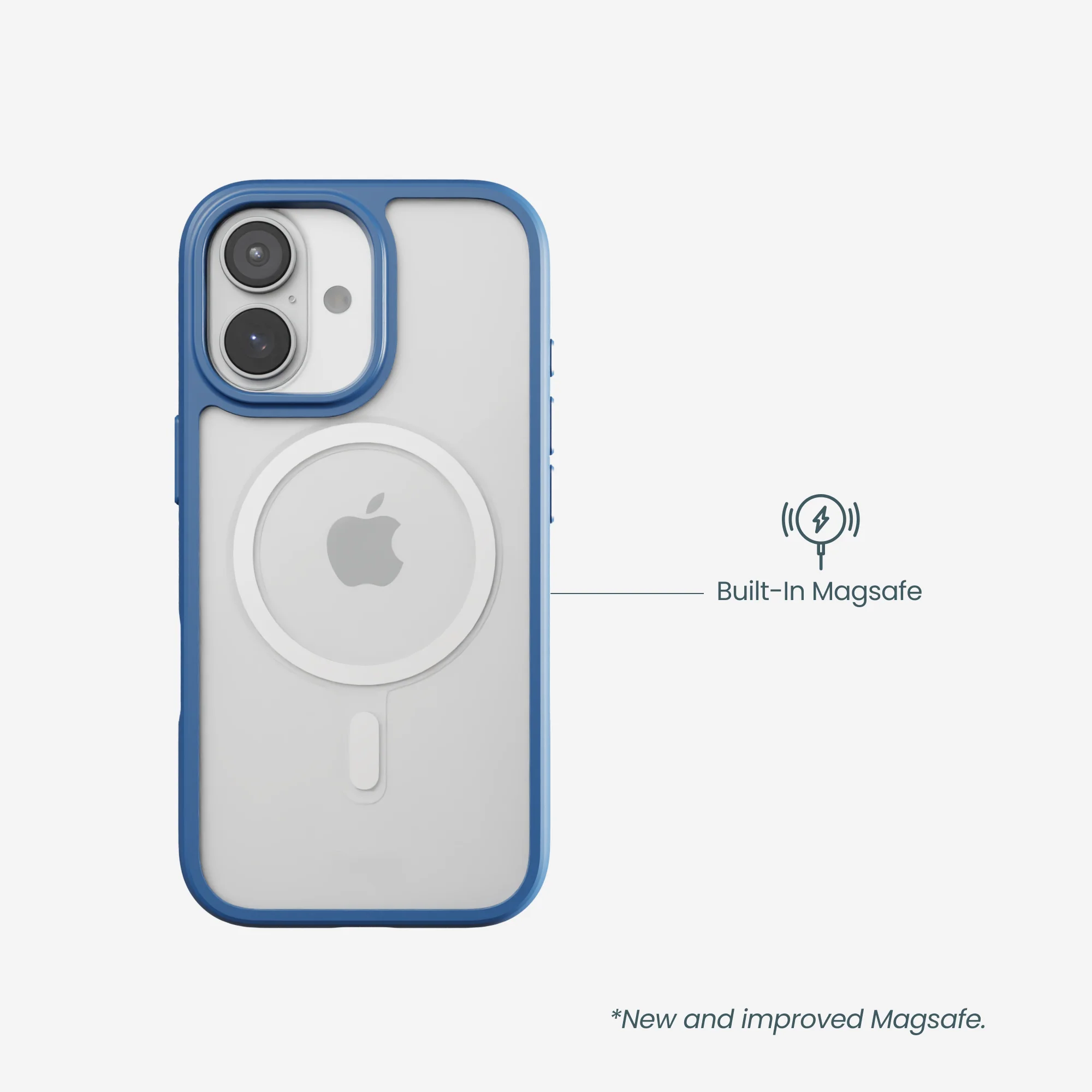 Clear iPhone 17 Case with True Blue Ridge (MagSafe Included) - Image 7