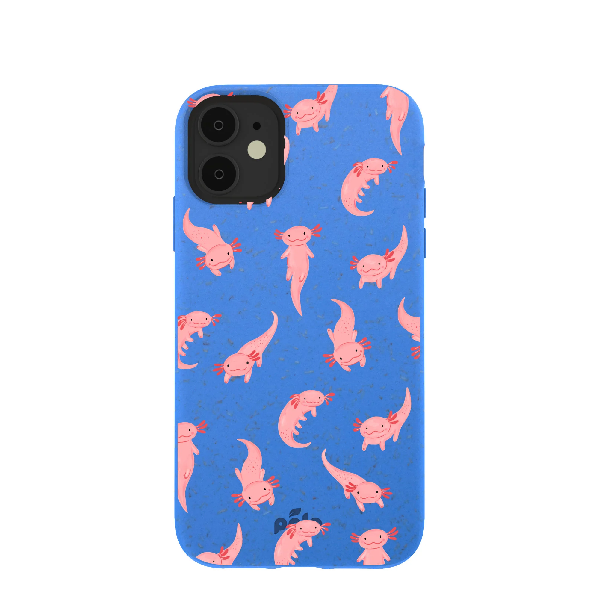 Electric Blue Axolotls iPhone 11 Case