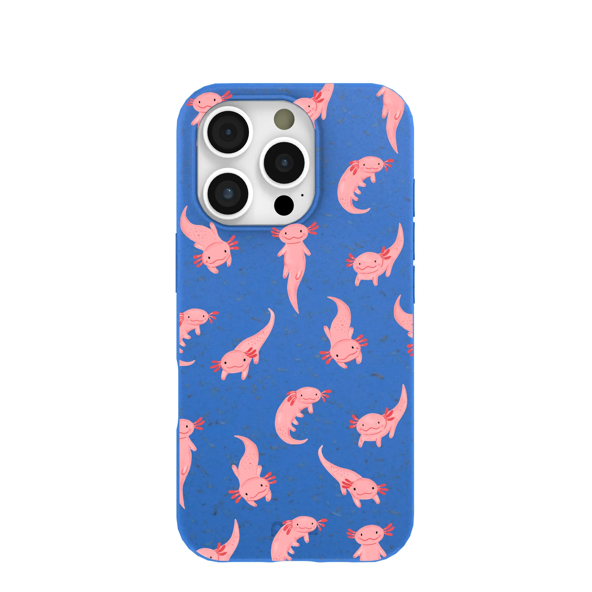 Electric Blue Axolotls iPhone 16 Pro Case