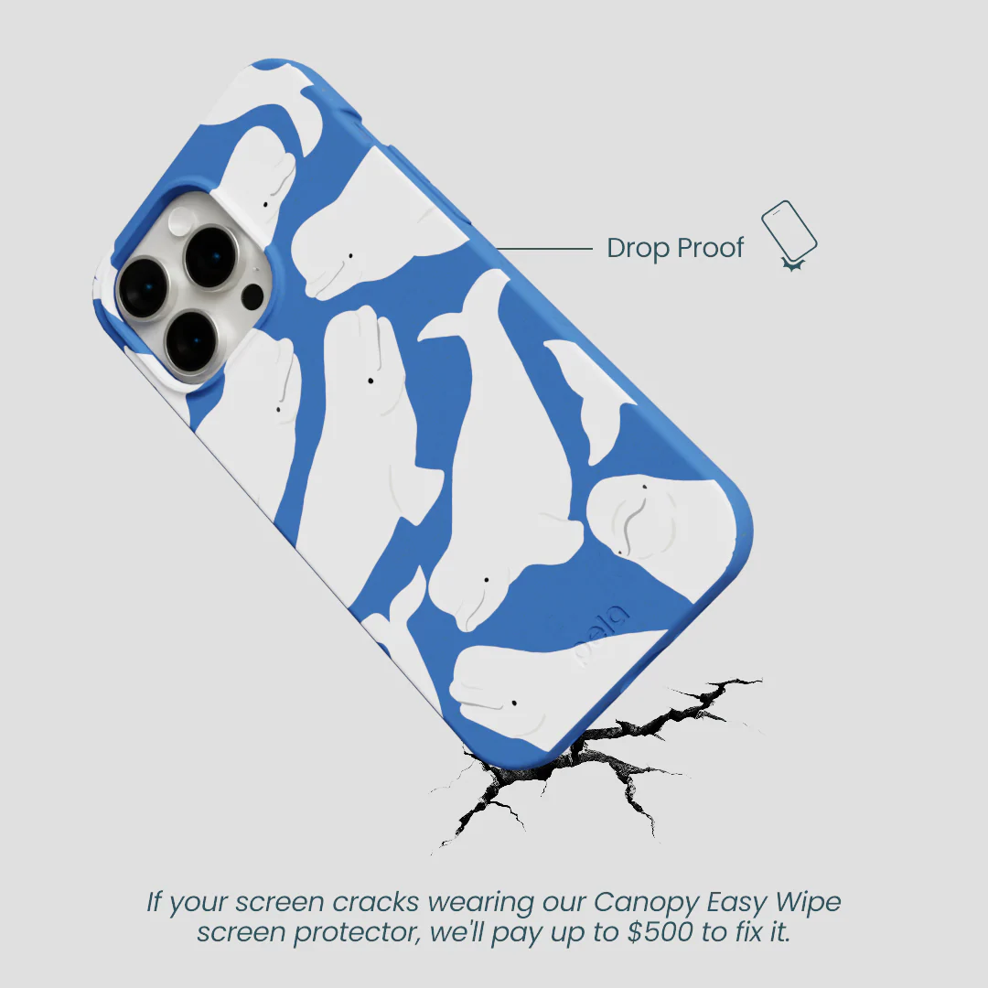 Electric Blue Belugas iPhone 14 Pro Max Case - Image 5