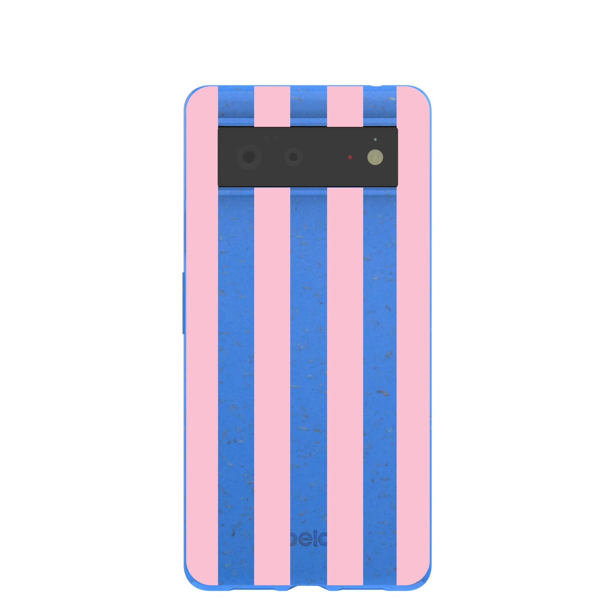 Electric Blue Big Pop Pink Stripes Google Pixel 6 Case