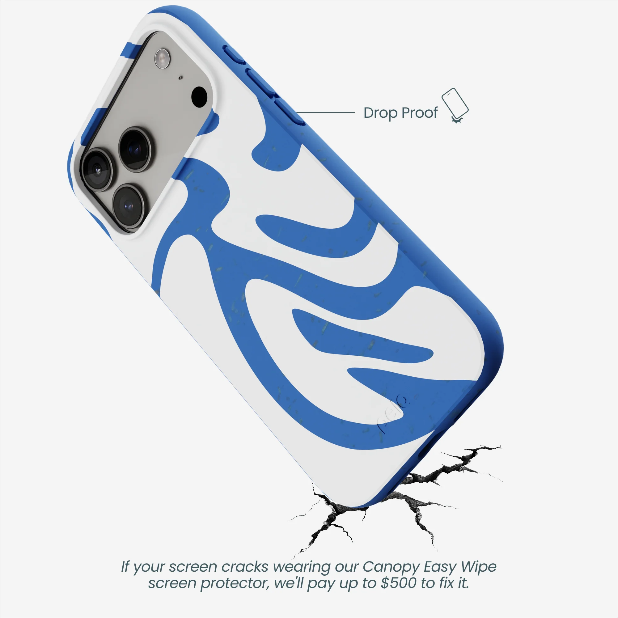 Electric Blue Blue Crush iPhone 17 Pro Max Case - Image 5