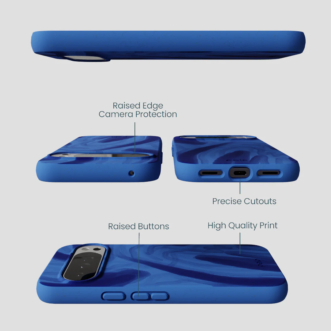 Electric Blue Blue Study Google Pixel 10 Pro XL Case - Image 3