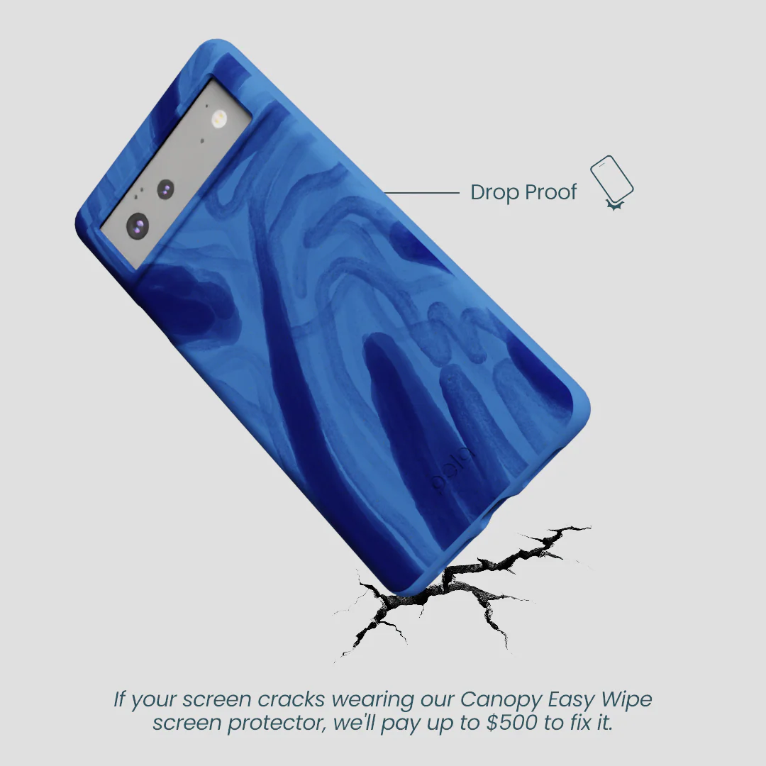 Electric Blue Blue Study Google Pixel 6 Case - Image 5