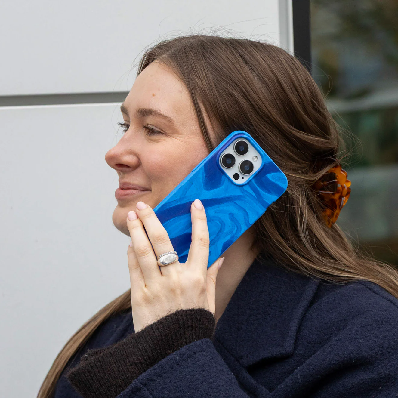 Electric Blue Blue Study iPhone 11 Case - Image 2