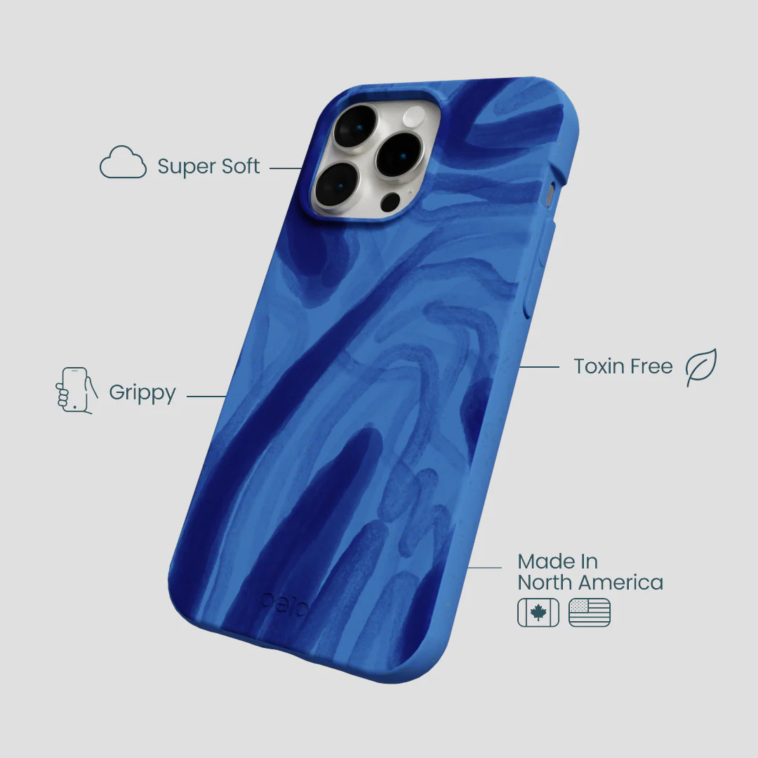 Electric Blue Blue Study iPhone 14 Pro Max Case - Image 4