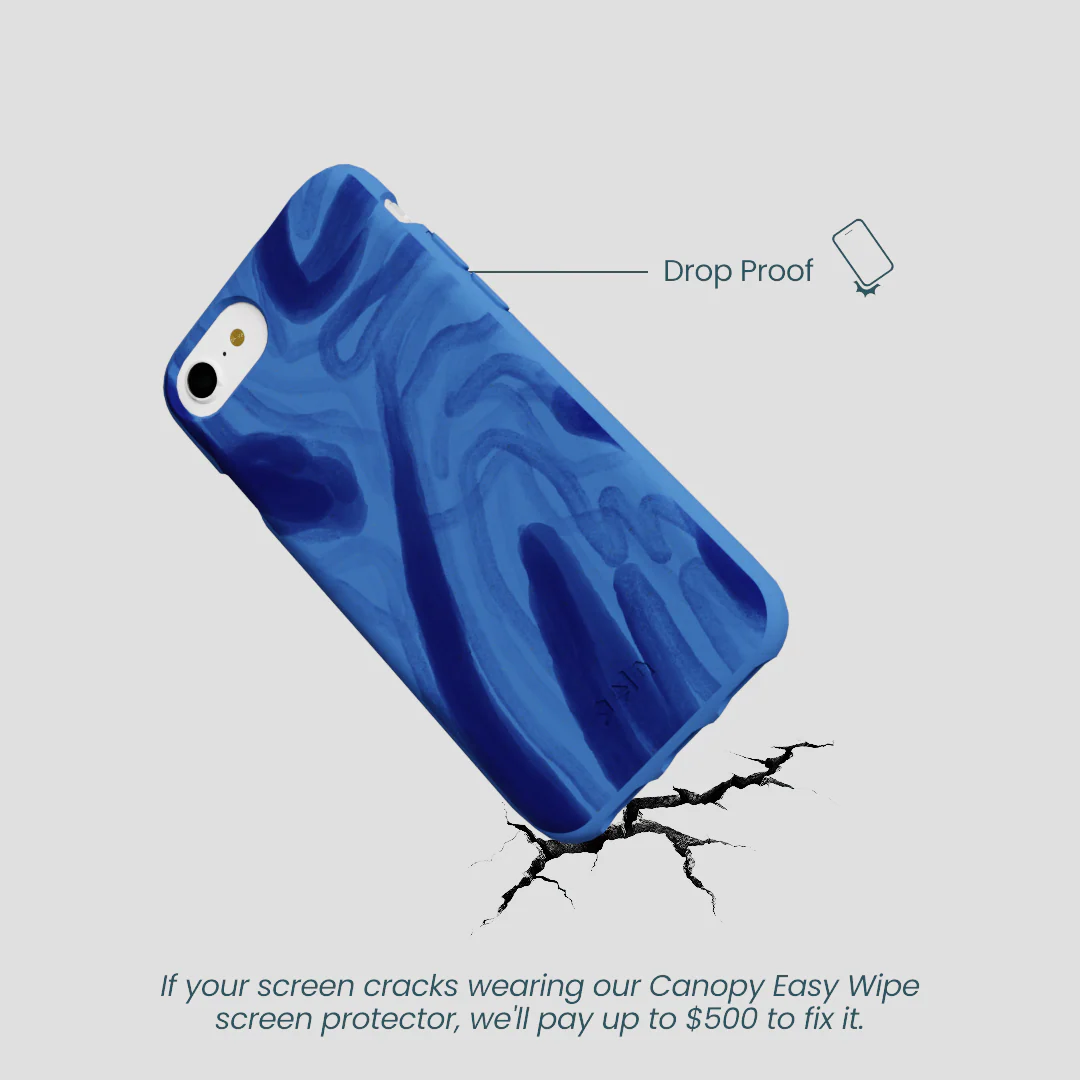 Electric Blue Blue Study iPhone 6/6s/7/8/SE Case - Image 5