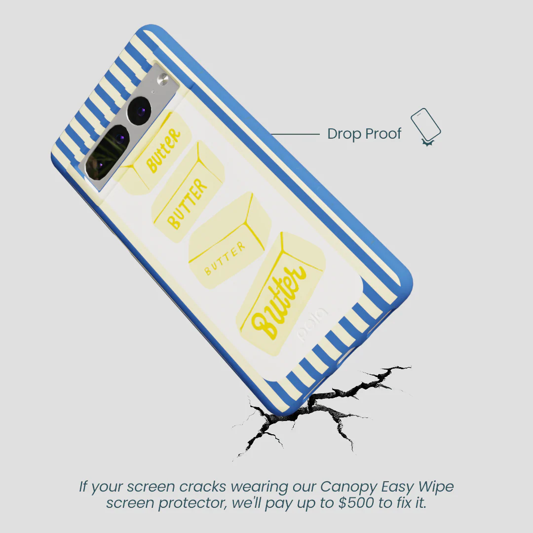 Electric Blue Butter Bars Google Pixel 7 Pro Case - Image 5