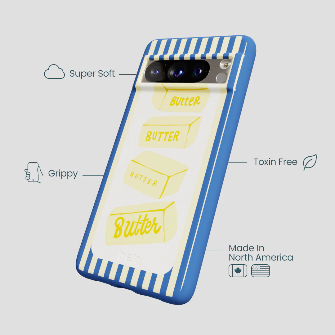 Electric Blue Butter Bars Google Pixel 8 Pro Case - Image 4
