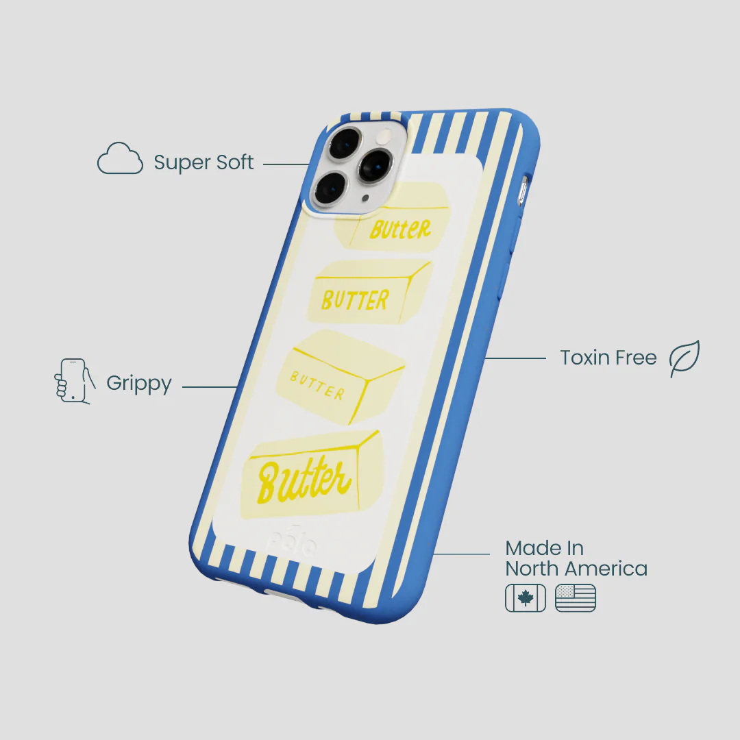 Electric Blue Butter Bars iPhone 11 Pro Case - Image 4