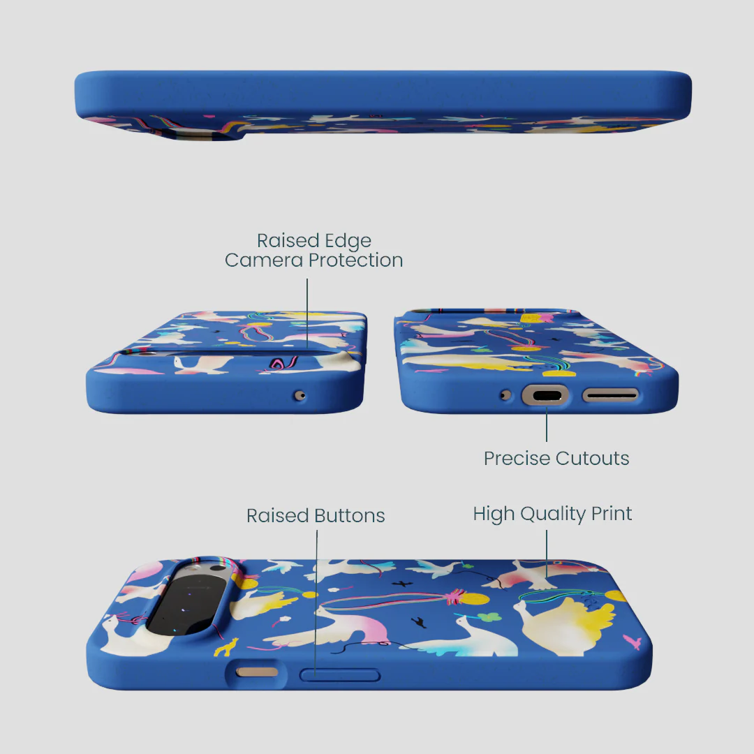 Electric Blue Calm Ascent Google Pixel 9 Pro XL Case - Image 2