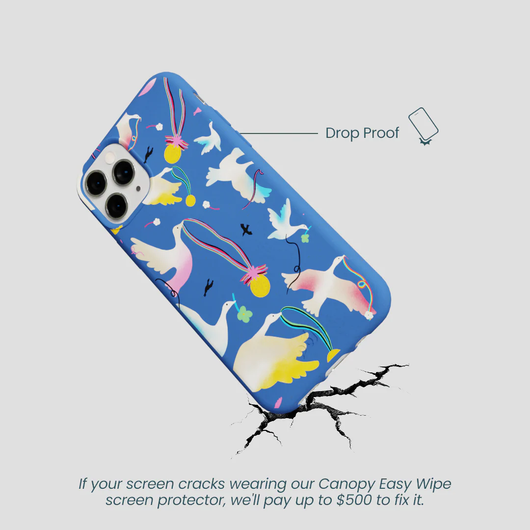 Electric Blue Calm Ascent iPhone 11 Pro Case - Image 4