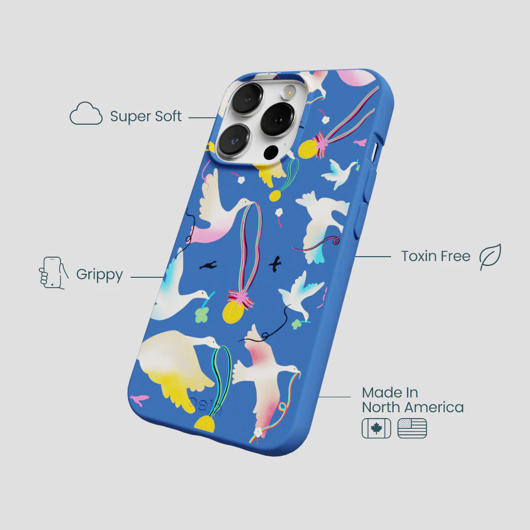 Electric Blue Calm Ascent iPhone 13 Pro Case - Image 4