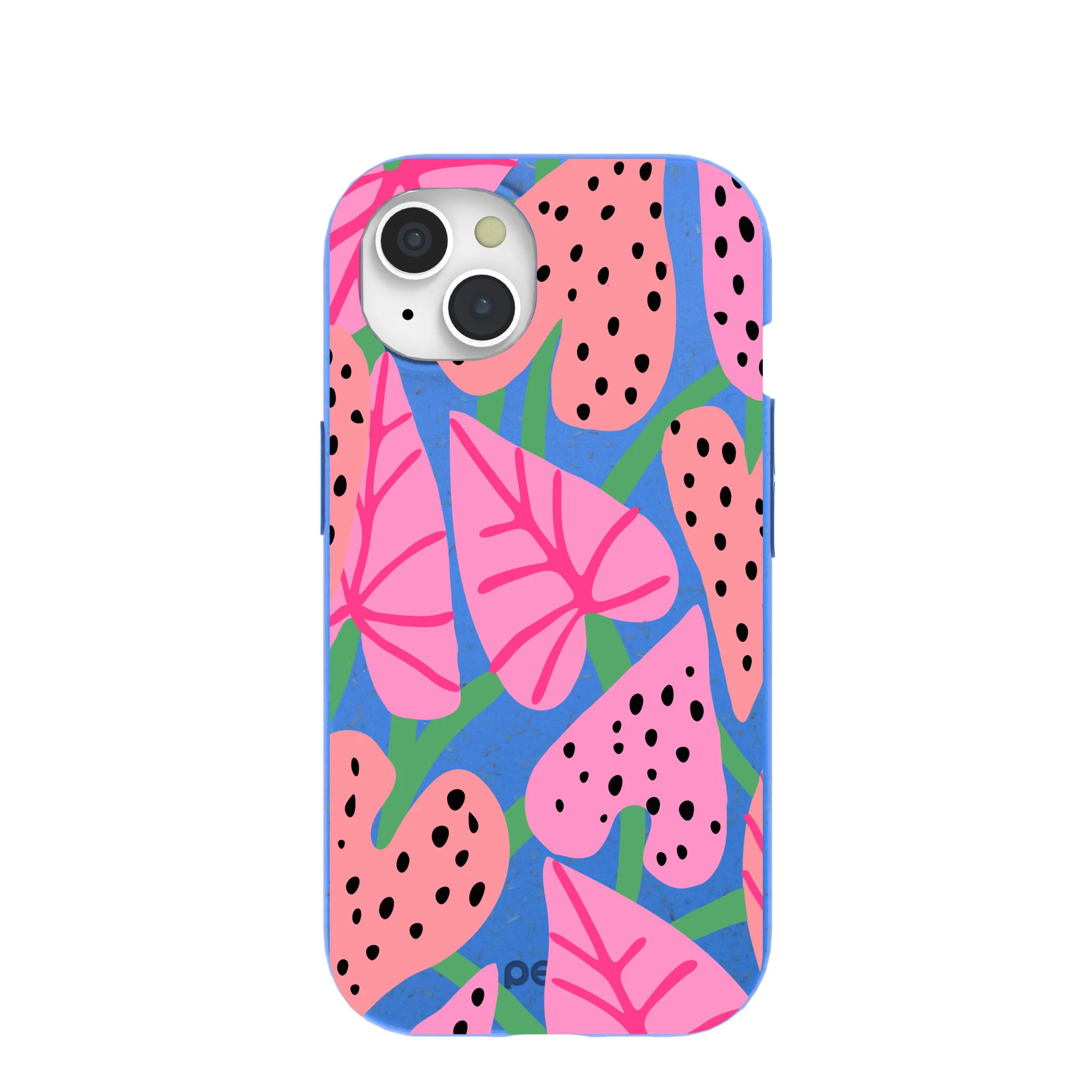 Electric Blue Candy Bloom iPhone 15 Case