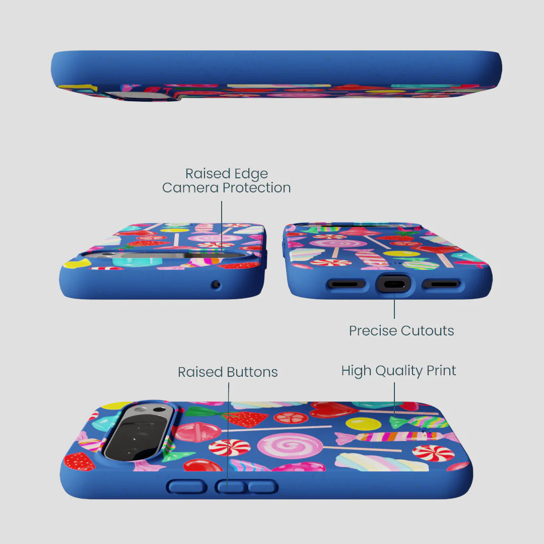 Electric Blue Candy Shop Google Pixel 10 Pro XL Case - Image 3