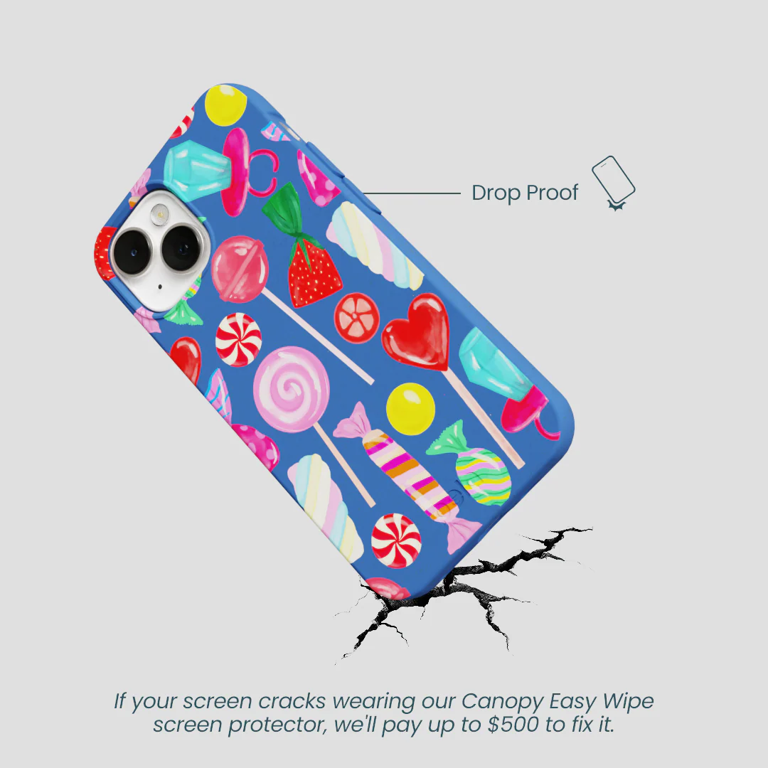 Electric Blue Candy Shop iPhone 13 Case - Image 5