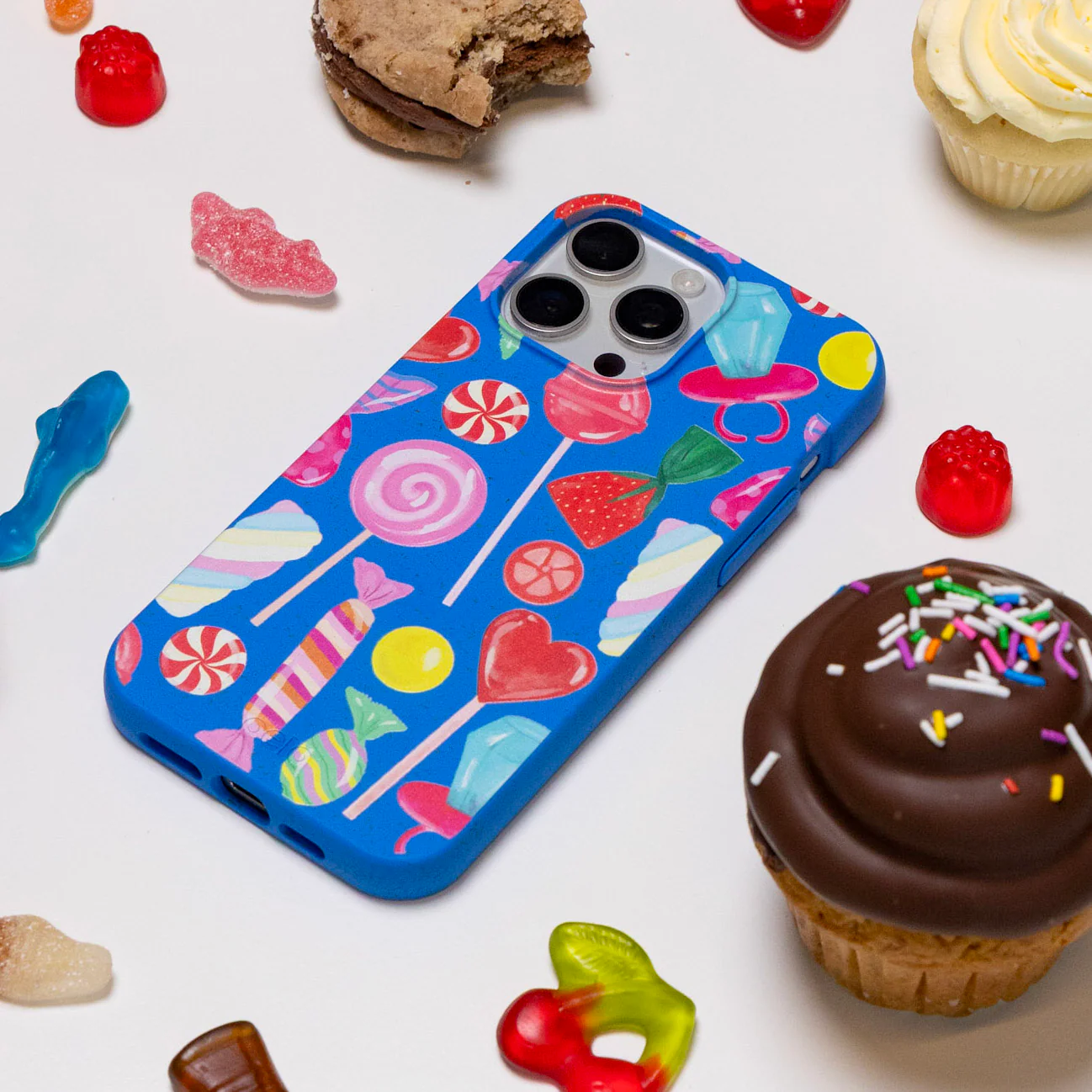 Electric Blue Candy Shop iPhone 13 Mini Case - Image 6