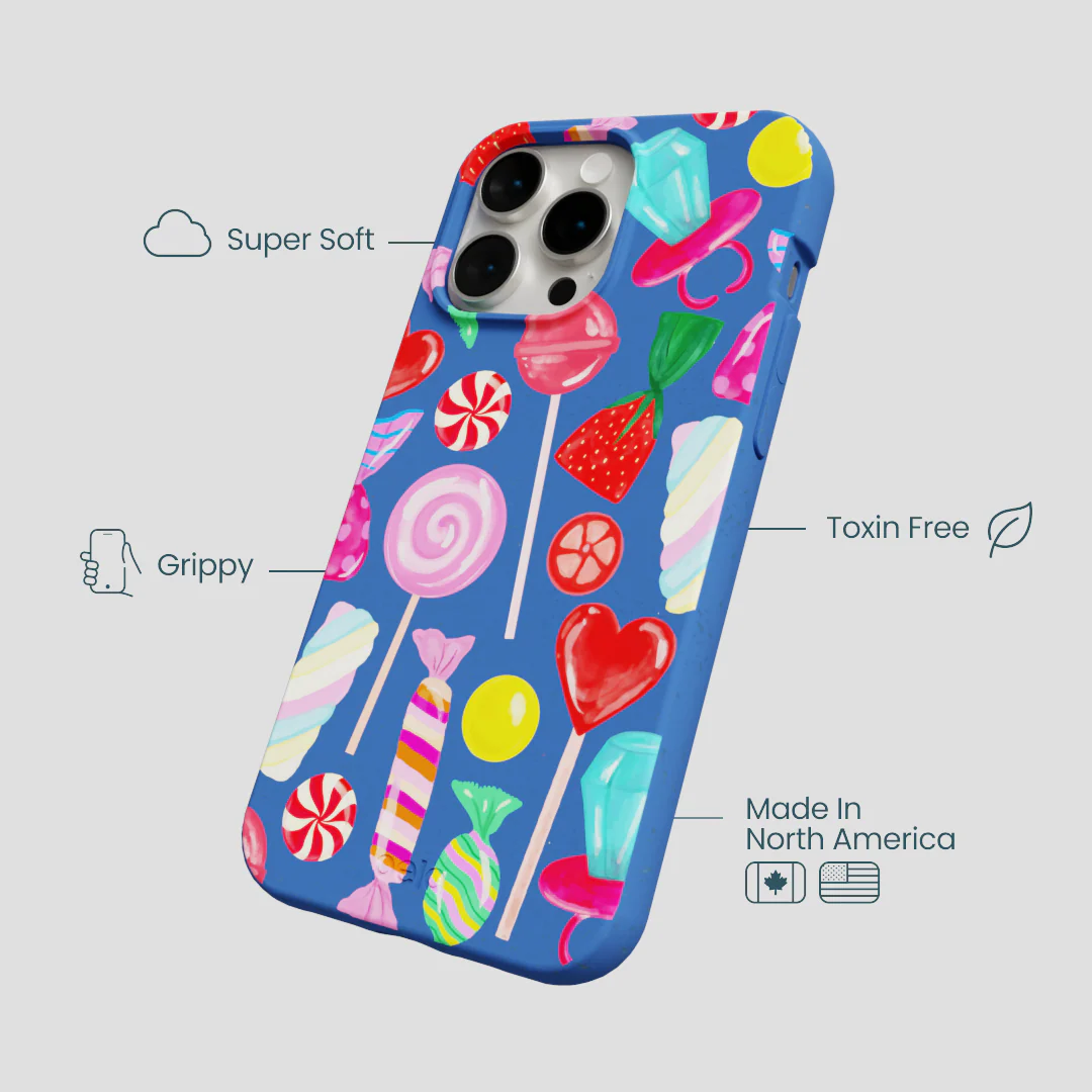 Electric Blue Candy Shop iPhone 14 Pro Max Case - Image 4