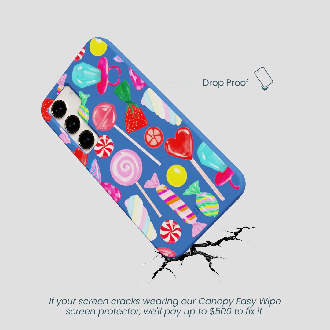 Electric Blue Candy Shop Samsung Galaxy S24 Case - Image 5