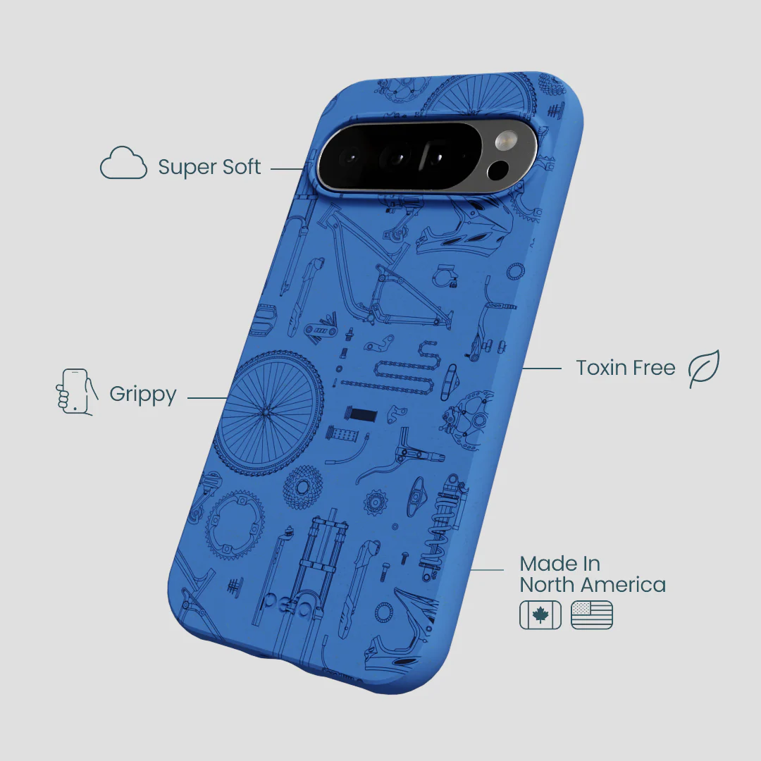 Electric Blue Changing Gears Google Pixel 10 Pro XL Case - Image 3