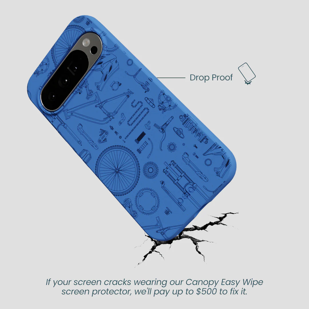 Electric Blue Changing Gears Google Pixel 10 Pro XL Case - Image 4