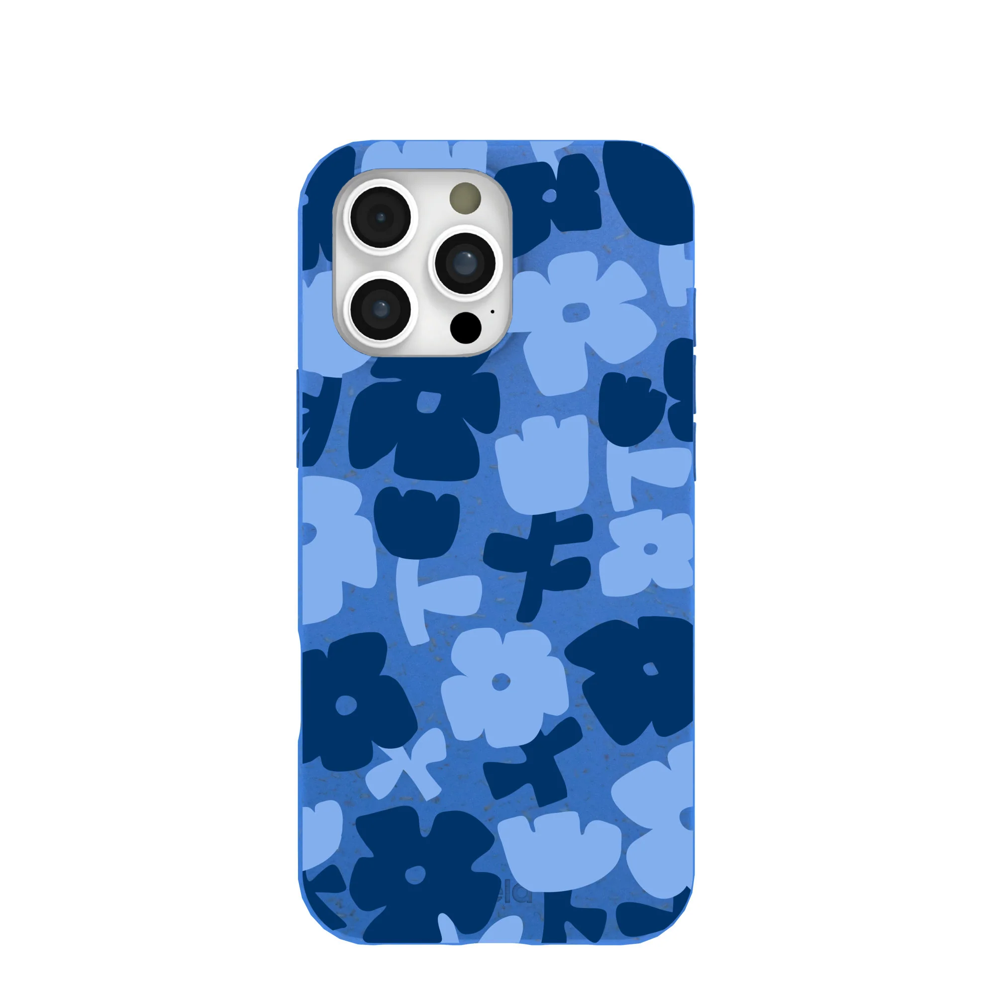 Electric Blue Daydream Blooms iPhone 16 Pro Max Case