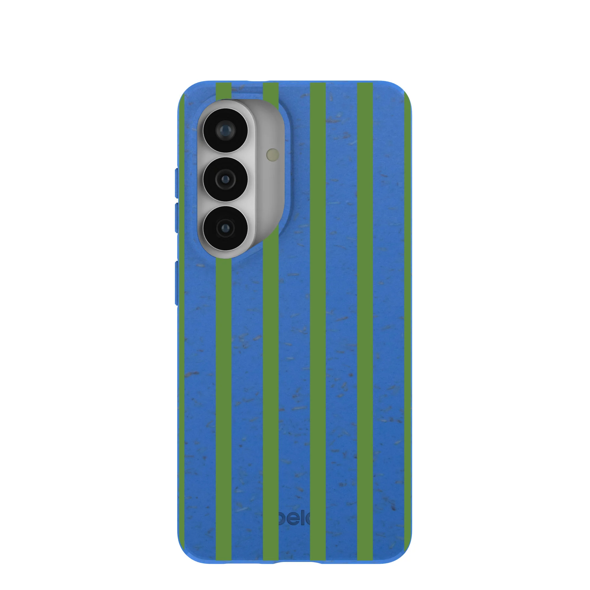 Electric Blue Earth Stripes Samsung Galaxy S26 Case