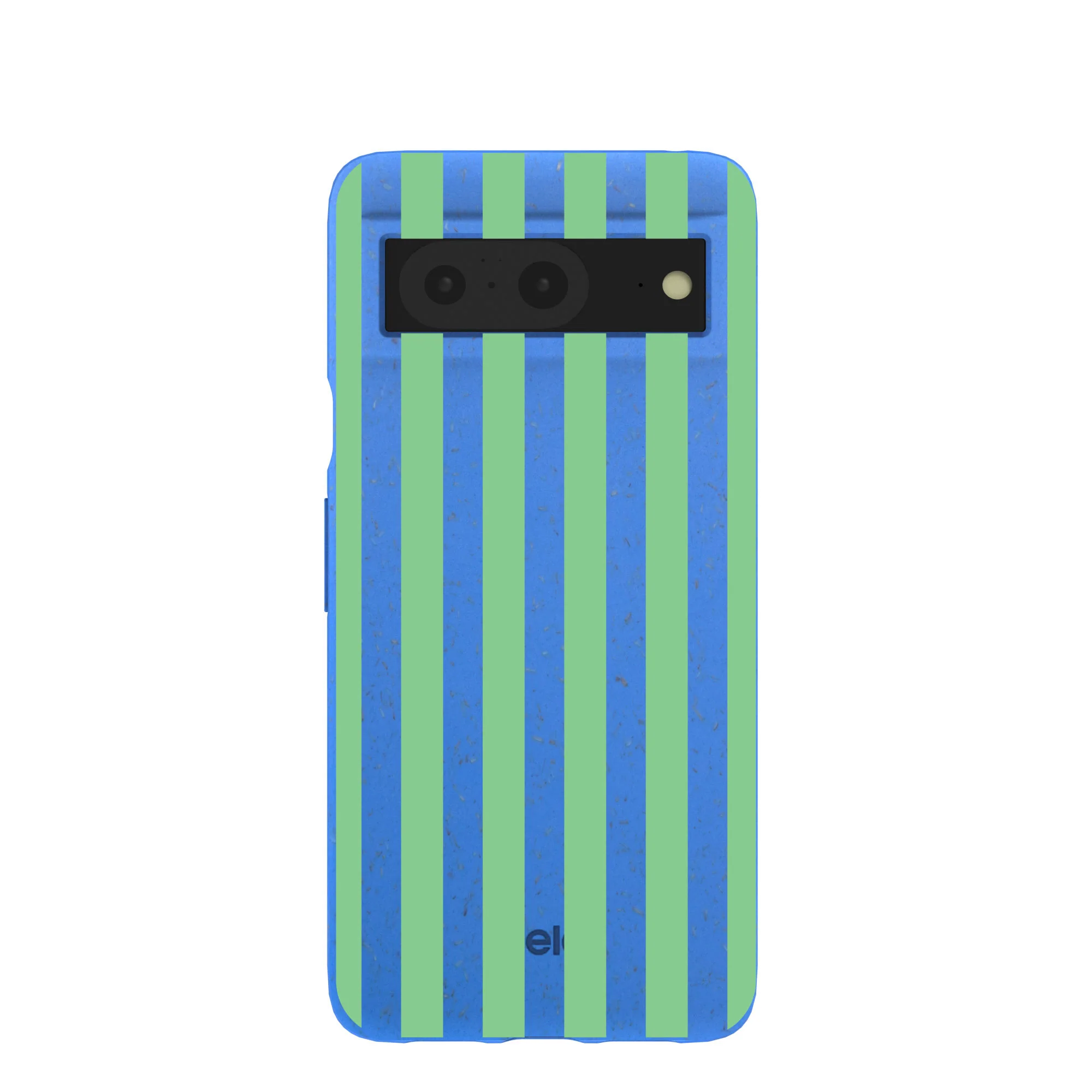 Electric Blue Fresh Green Stripes Google Pixel 8 Case