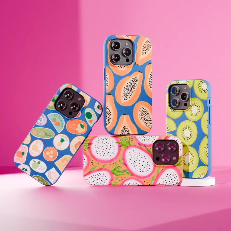 Electric Blue Frutti Club Google Pixel 9a Case - Image 2