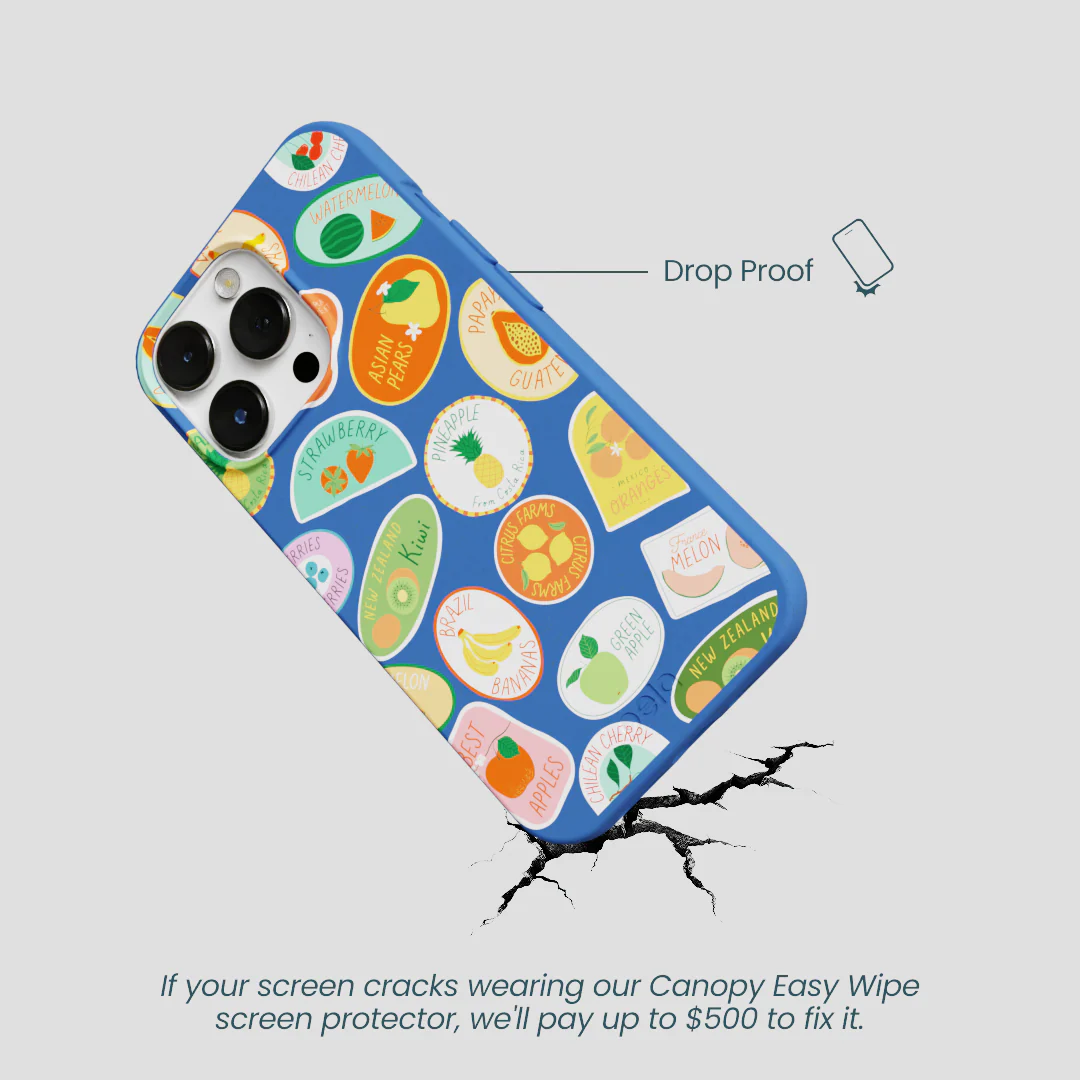 Electric Blue Frutti Club iPhone 13 Pro Case - Image 5