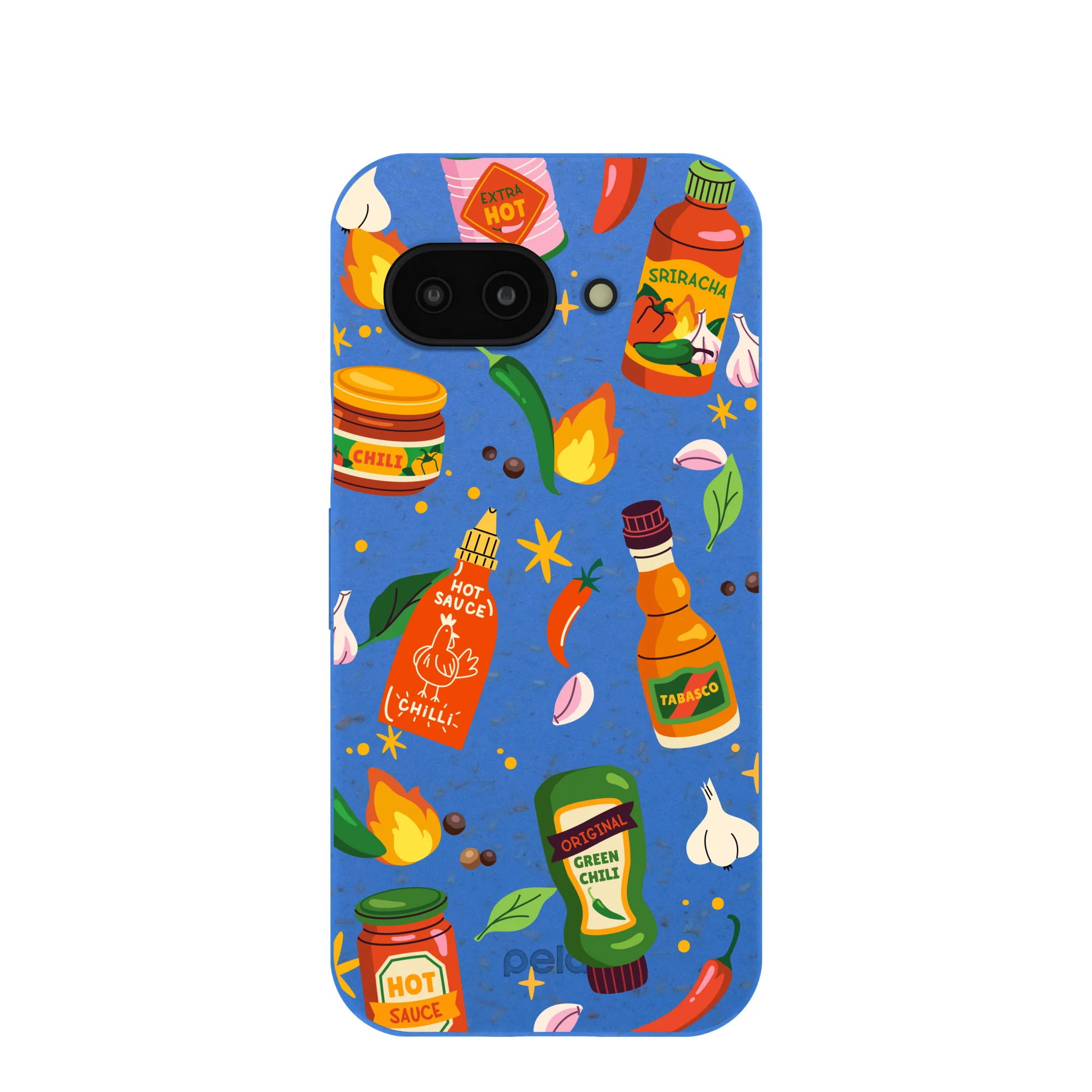 Electric Blue Hot Stuff Google Pixel 9a Case