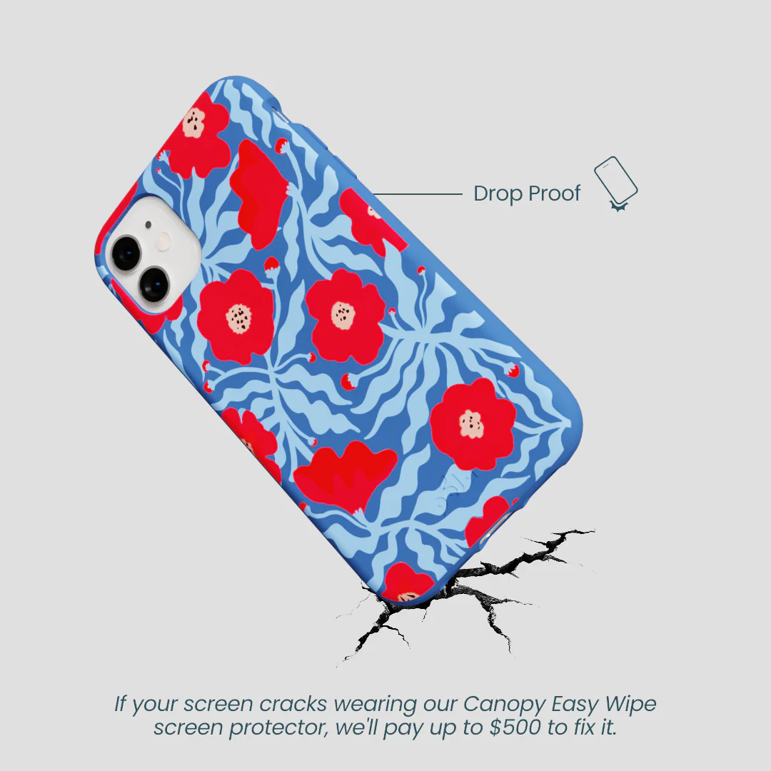 Electric Blue Indigo Ember iPhone 11 Case - Image 4