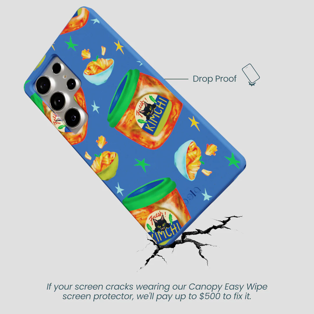 Electric Blue Kimchi Club Samsung Galaxy S25 Ultra Case - Image 5
