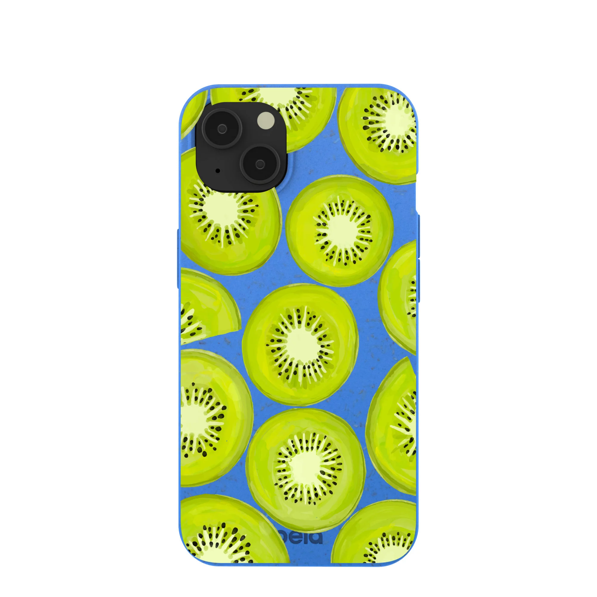 Electric Blue Kiwi Slices iPhone 13 Case