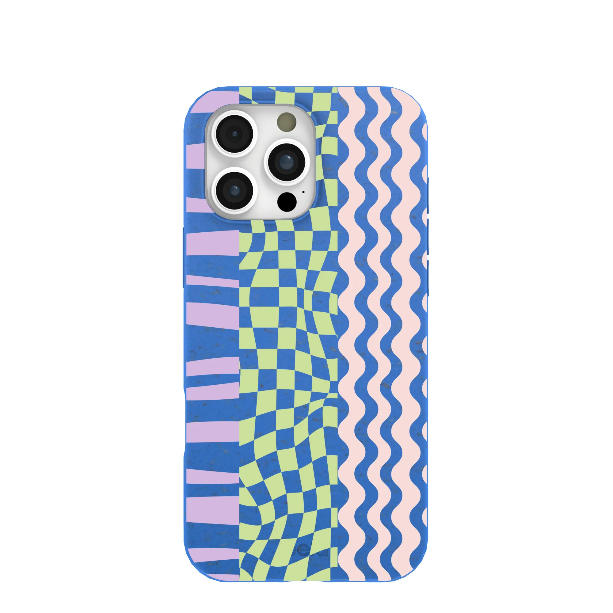 Electric Blue Mixed Up iPhone 16 Pro Max Case
