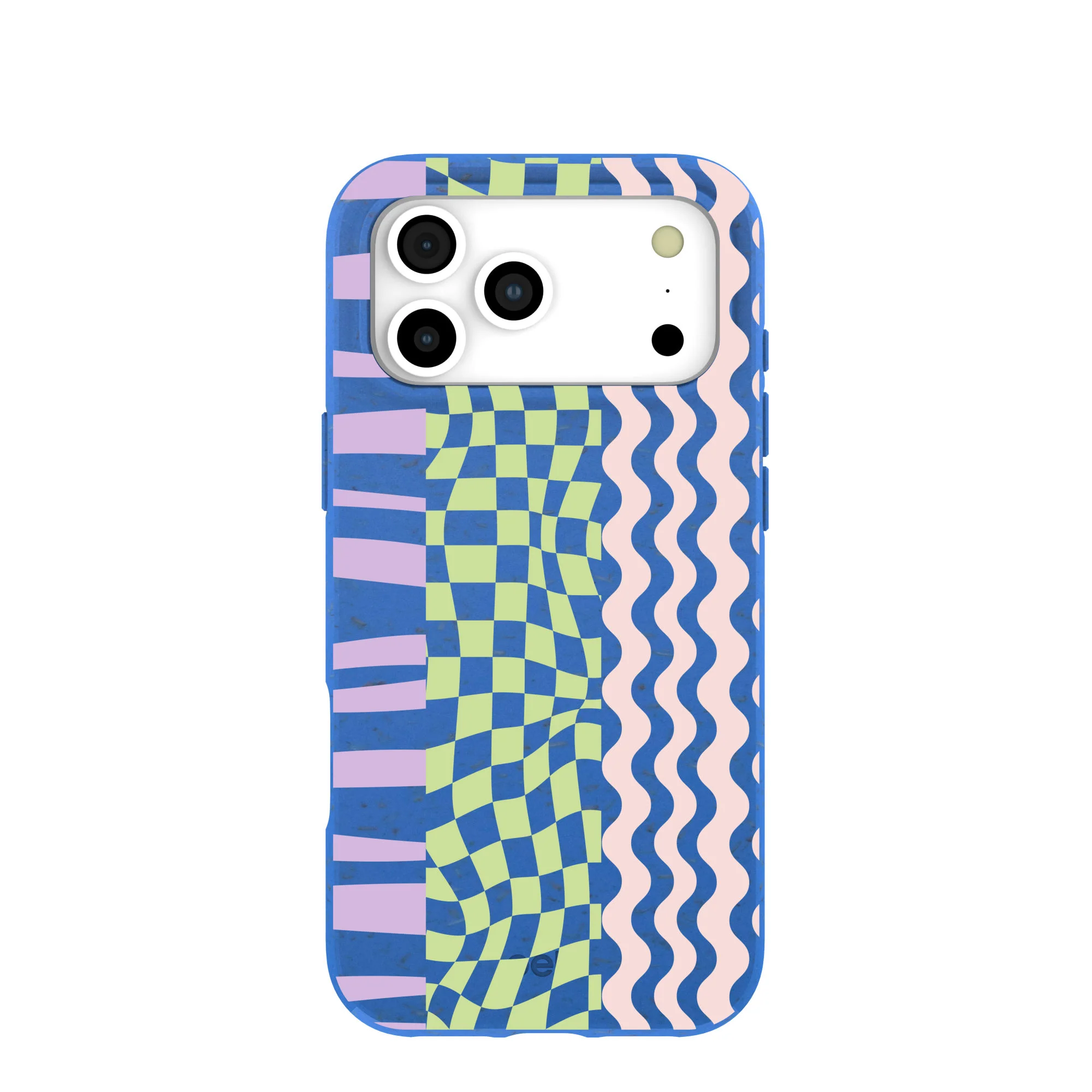 Electric Blue Mixed Up iPhone 17 Pro Max Case