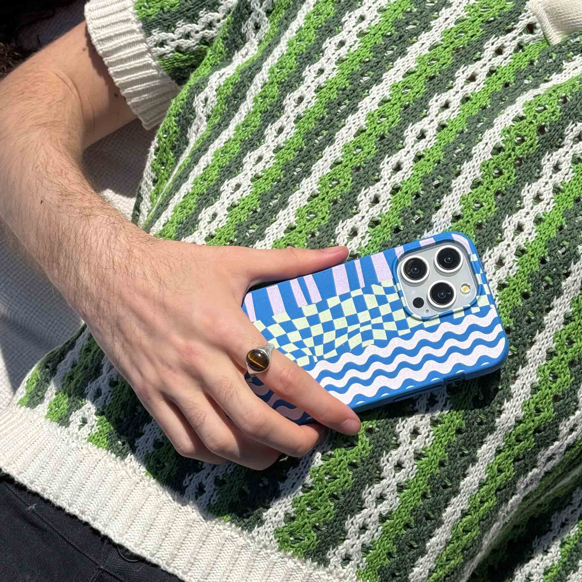 Electric Blue Mixed Up Google Pixel 10 Pro XL Case - Image 6