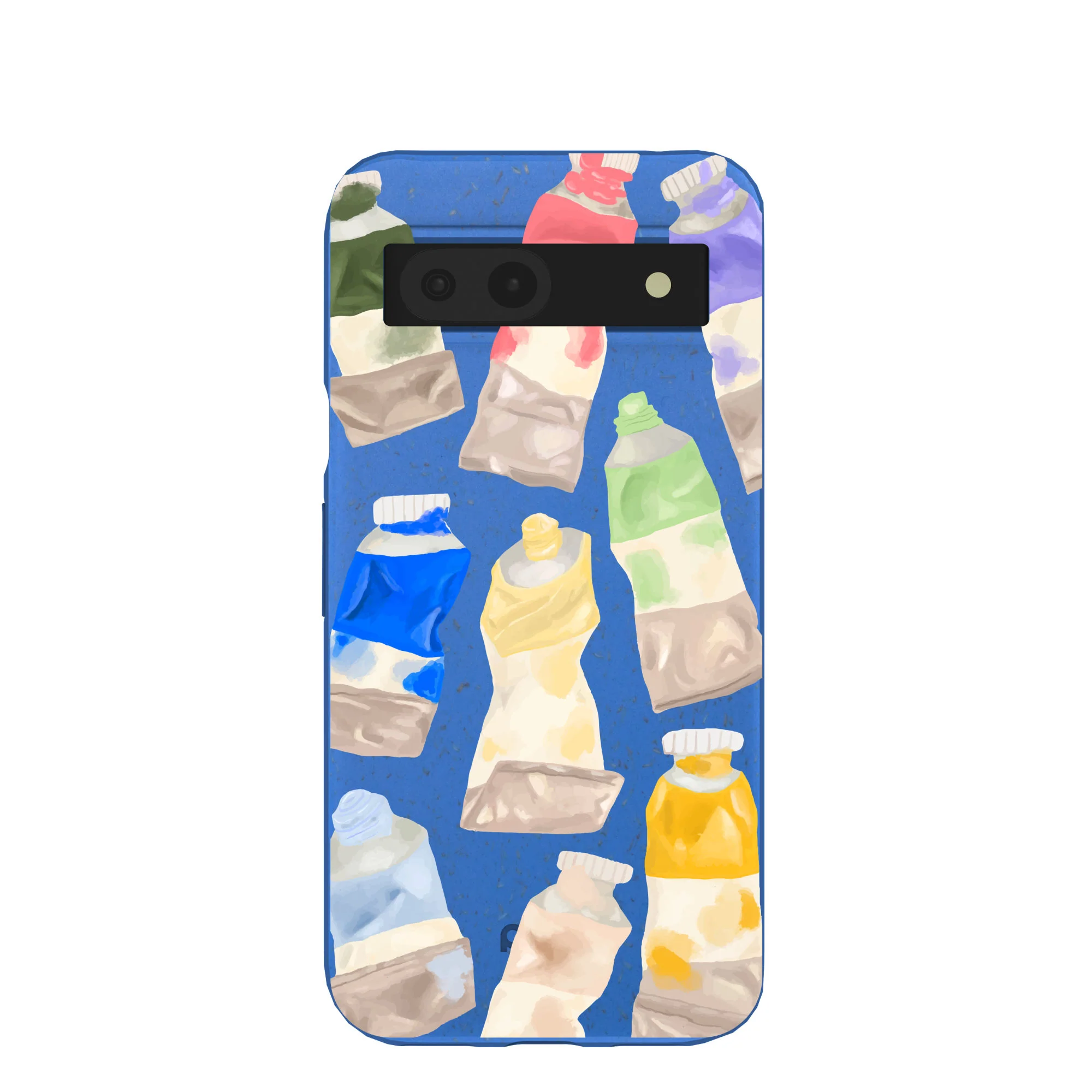 Electric Blue Paint Squeeze Google Pixel 8a Case