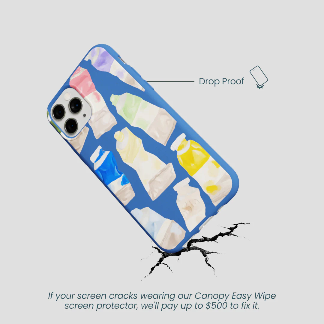 Electric Blue Paint Squeeze iPhone 11 Pro Case - Image 5