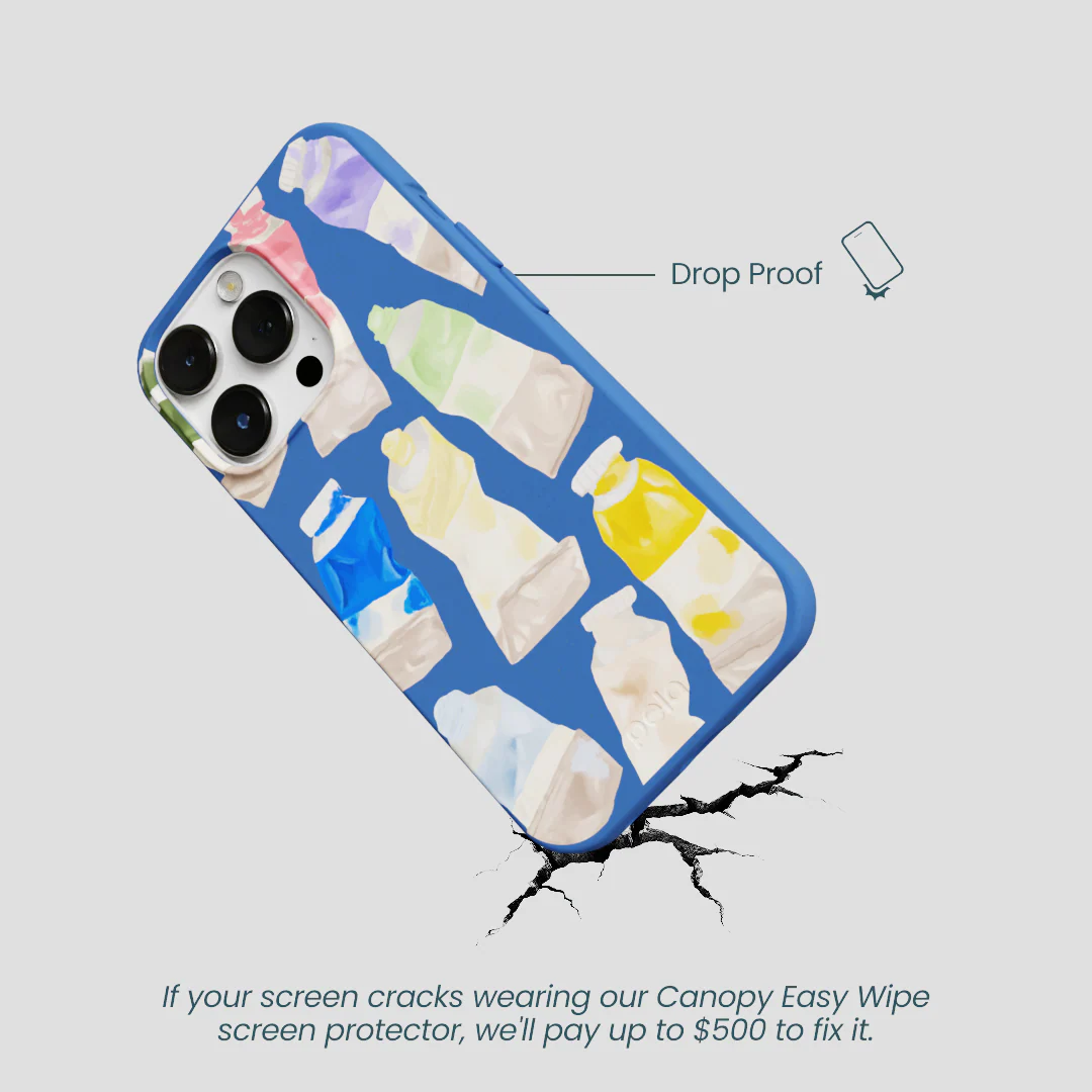 Electric Blue Paint Squeeze iPhone 13 Pro Case - Image 5