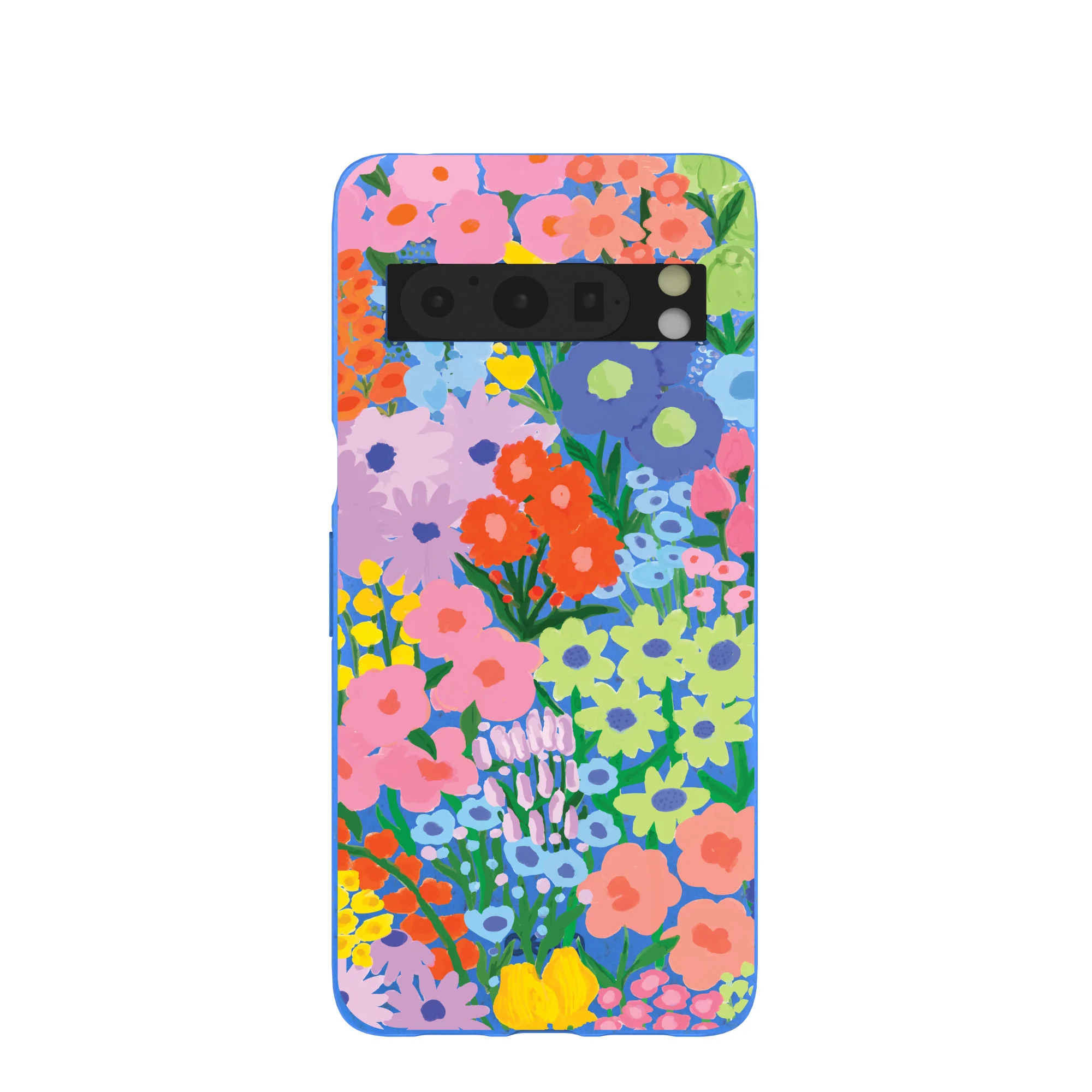 Electric Blue Painted Garden Google Pixel 8 Pro Case