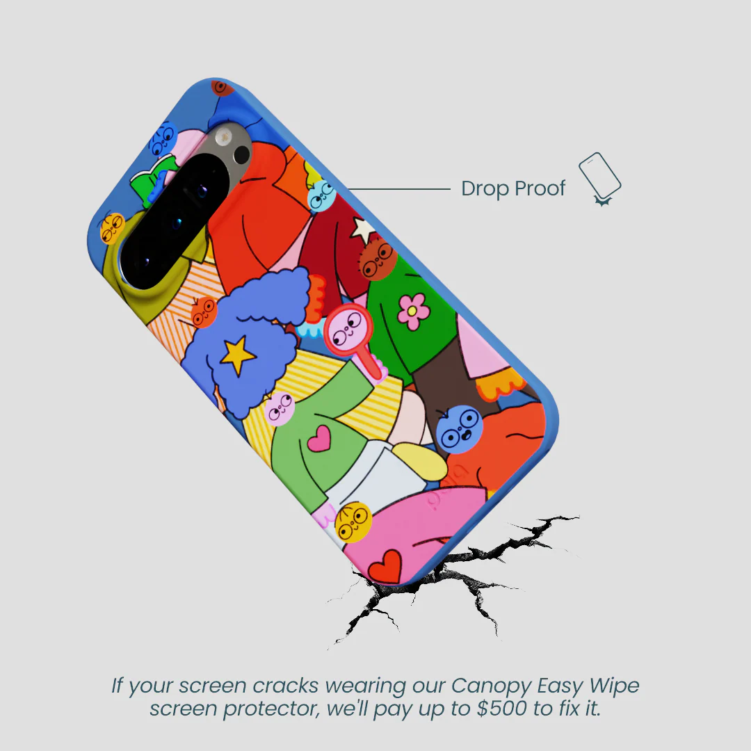 Electric Blue Pals Google Pixel 9/9 Pro Case - Image 5