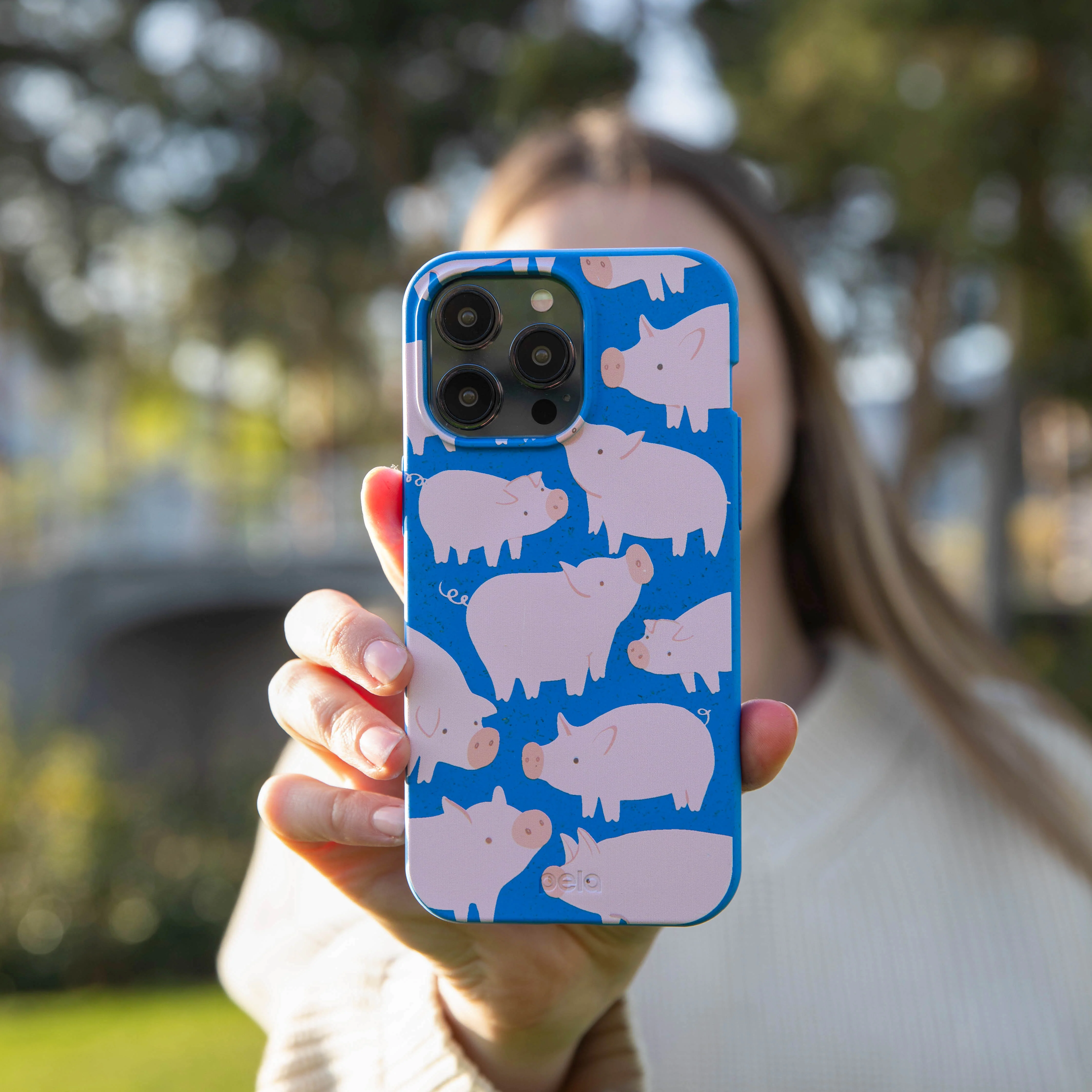 Electric Blue Piggies Google Pixel 10a Case - Image 2