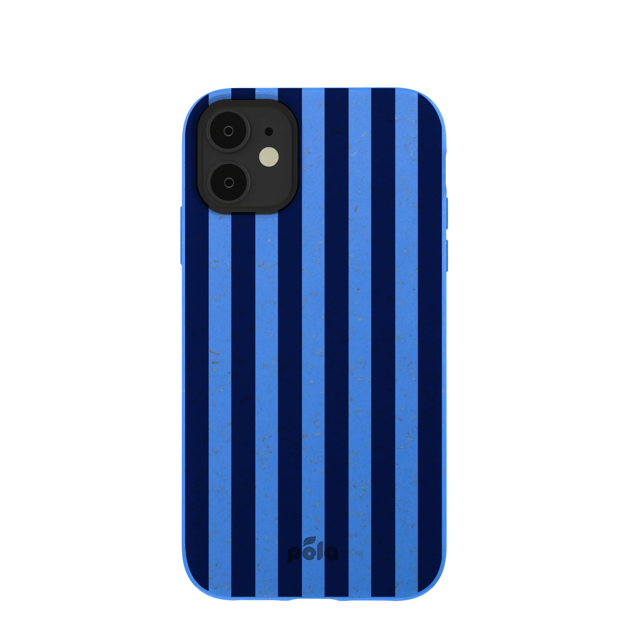 Electric Blue Sapphire Stripes iPhone 11 Case