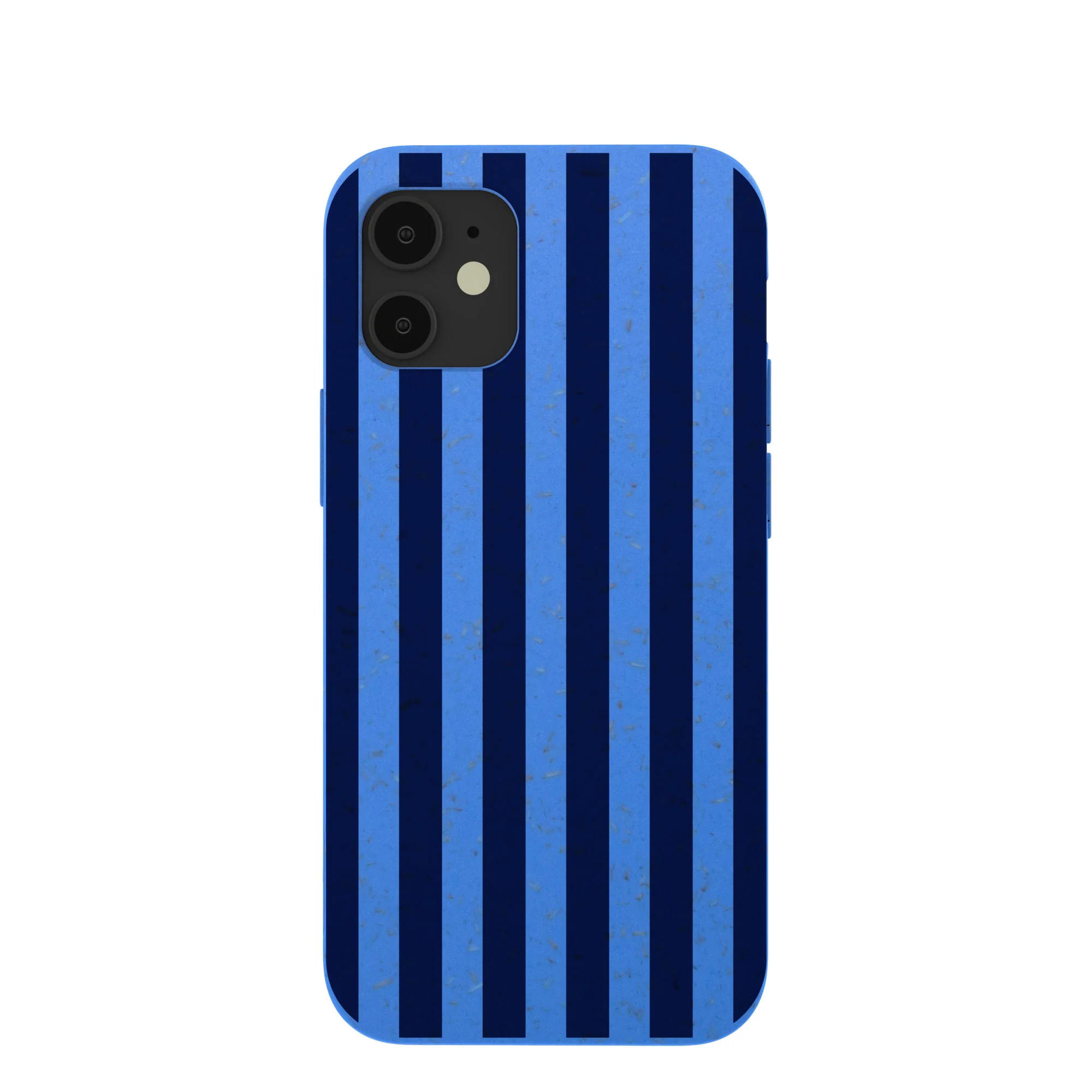 Electric Blue Sapphire Stripes iPhone 12 Mini Case