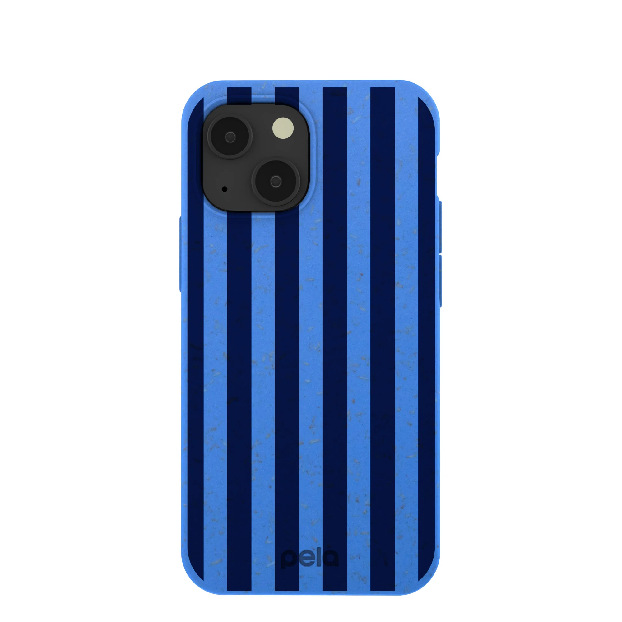 Electric Blue Sapphire Stripes iPhone 13 Mini Case