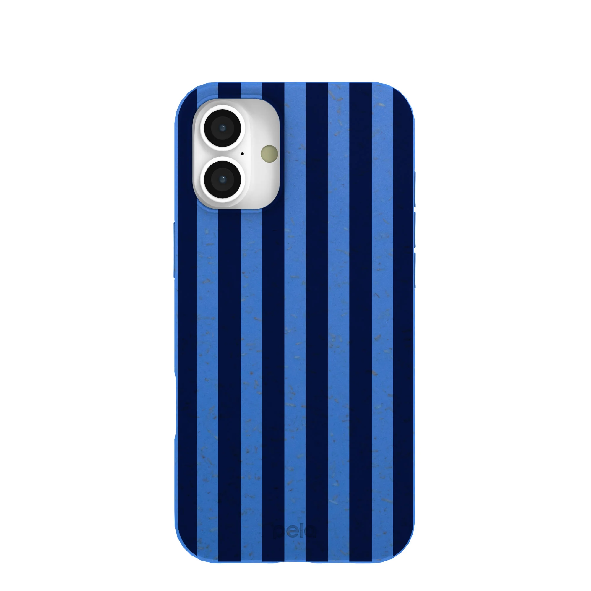 Electric Blue Sapphire Stripes iPhone 16 Plus Case