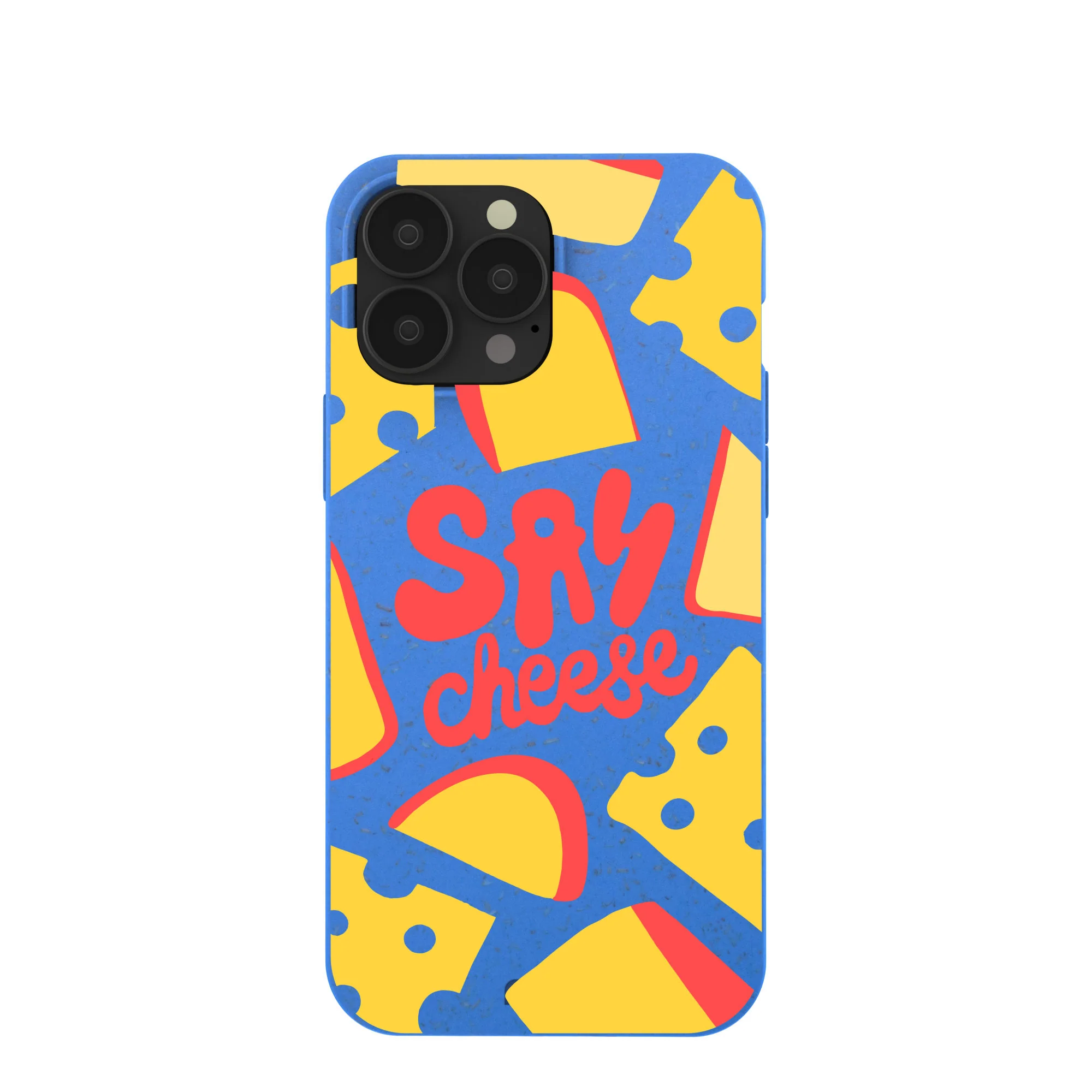 Electric Blue Say Cheese iPhone 13 Pro Max Case