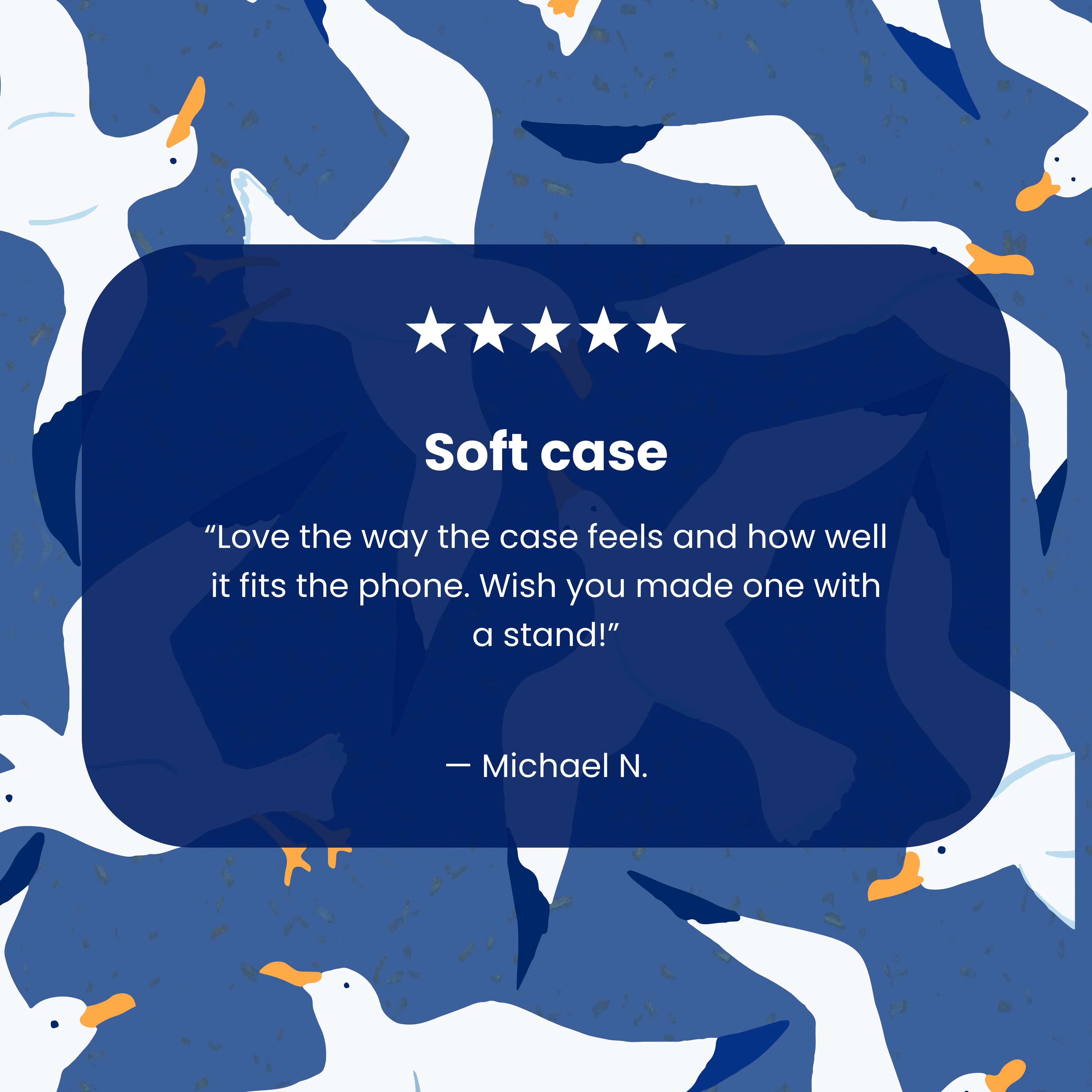 Electric Blue Seagulls Google Pixel 10a Case - Image 4